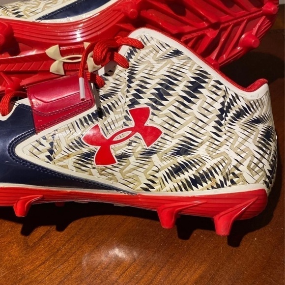 Under Armour Shoes New Ua
Under Armour Cleats Mens Size
13 Red White Blue EUC main image 4